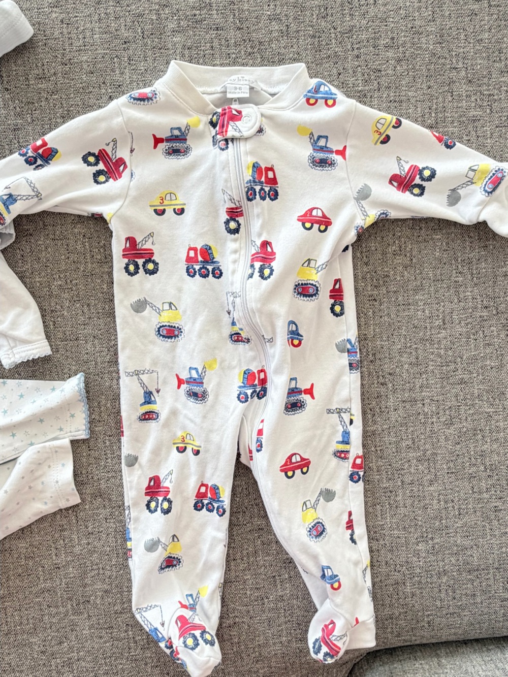 kissy kissy baby 3-6 months bundle of 9 multicolor pajamas - Picture 6 of 12